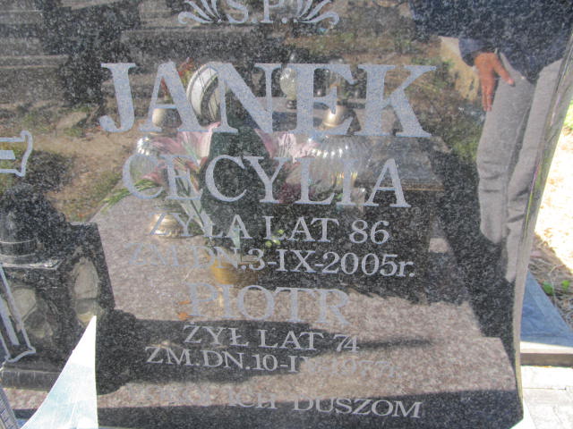 Piotr Janek  Kurów - Grobonet - Wyszukiwarka osób pochowanych