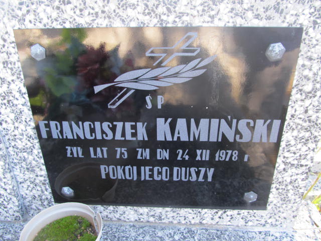 Franciszek Kamiński Kurów - Grobonet - Wyszukiwarka osób pochowanych
