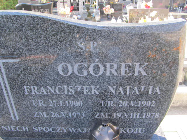Natalia Ogórek  1902 Kurów - Grobonet - Wyszukiwarka osób pochowanych