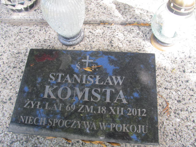 Stanisław Komsta  Kurów - Grobonet - Wyszukiwarka osób pochowanych