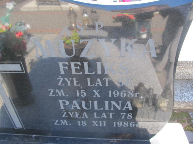 Paulina Muzyka  Kurów - Grobonet - Wyszukiwarka osób pochowanych