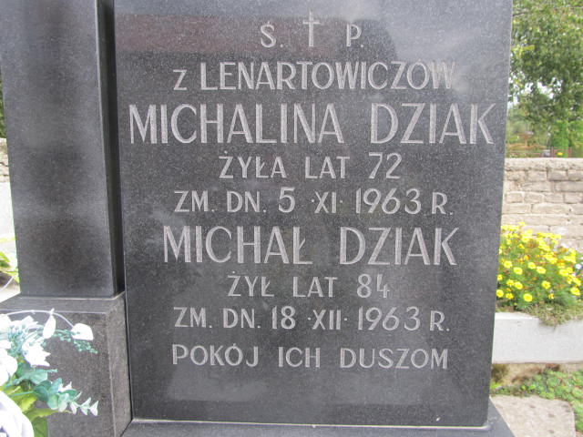 Michał Dziak Kurów - Grobonet - Wyszukiwarka osób pochowanych