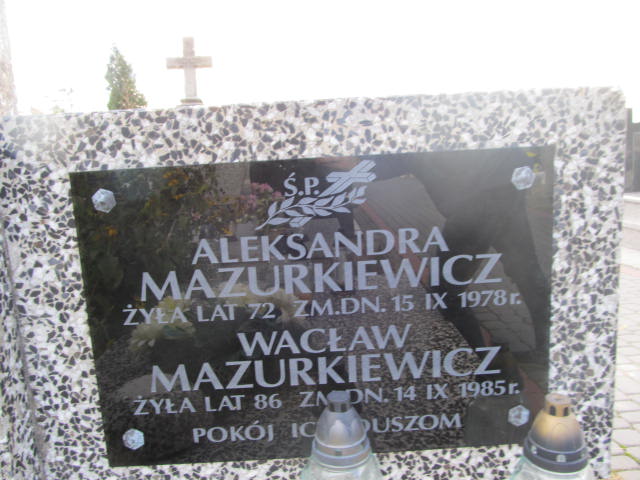 Aleksandra Mazurkiewicz Kurów - Grobonet - Wyszukiwarka osób pochowanych