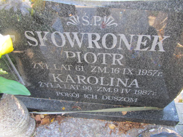 Piotr Skowronek Kurów - Grobonet - Wyszukiwarka osób pochowanych