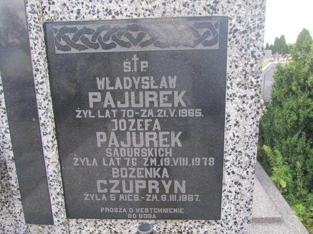 Władysław Pajurek Kurów - Grobonet - Wyszukiwarka osób pochowanych