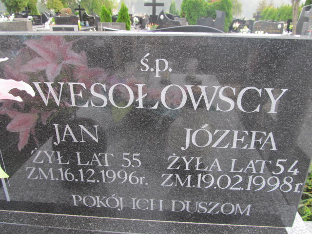 Jan Wesołowski Kurów - Grobonet - Wyszukiwarka osób pochowanych