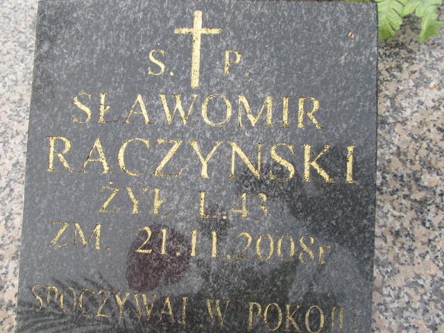 Sławomir Raczyński Kurów - Grobonet - Wyszukiwarka osób pochowanych