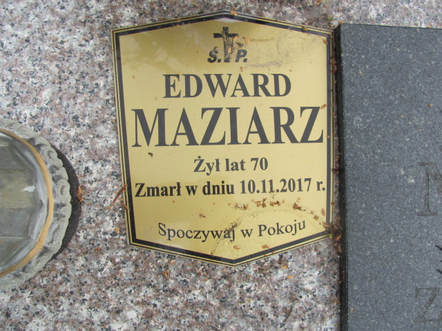 Edward Maziarz Kurów - Grobonet - Wyszukiwarka osób pochowanych